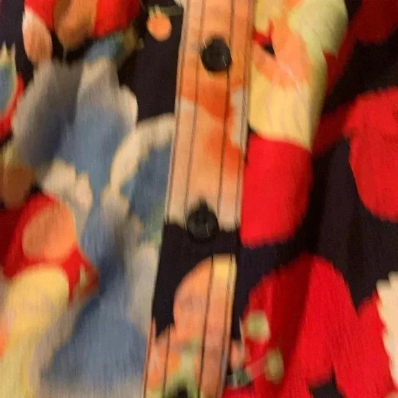 🌟HP NWT Loft Women’s Flower Pattern Skirt Size Medium Petite Buttons and Pockets - Picture 9 of 12